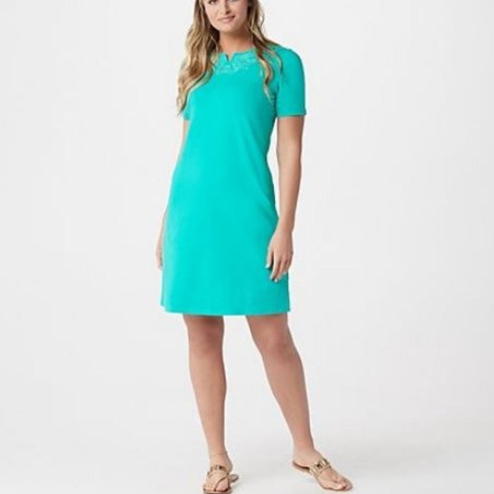 Denim & Co French Terry Short-Sleeve Dress 4922